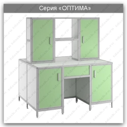 Laboratory island table Optima Series: SLO.03.00