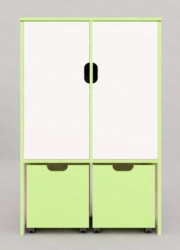 Children's play shelving unit with 2 drawers "Winter Evening" FW-4ZV001