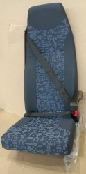 Front middle passenger seat A62R23.6810111-11*0004/COT2016.1.6.3P-6830021-03 upholstery Friend light coloured