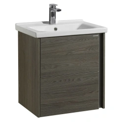 Cabinet under sink Aquaton Stone 60 walnut 1A231401SXC801.A231.4.01S.XC8.0