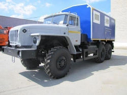 Mobile workshop, Mobile laboratory, Cargo-carrying vehicle, UZST brand, type UZST01, modification 5860-49 on sha