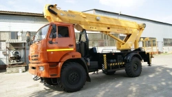 Truck hoist model KTA-32 on chassis KAMAZ-43502, KAMAZ-43253