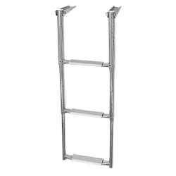 Ship's gangway telescopic folding, 3 grey steps, art. no. 040102GT