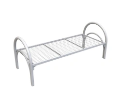 Metal bed of "Edelwood" trade mark