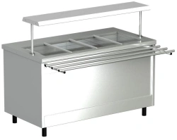 Marmite of 2 dishes MT2-1 wet heating (without gastronorms) 1500 x 800(1130) x 870(1240)mm