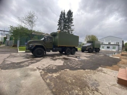 Van truck MPZ7BJ on chassis Ural NEXT4320-74