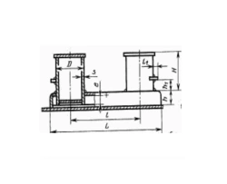 Bollard type - IID (welded with foundation) GOST 11265-73