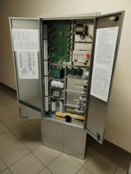 Lift control device UL series AEIG.656353.036 is designed to control passenger and freight lifts.