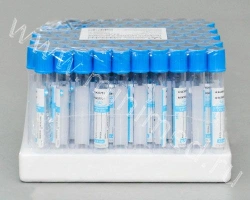 Mini-Med vacuum tube with sodium citrate 3,8%, 2,7 ml,13*75 mm, blue, PET