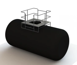 Aluminium platform for tankers service PSA-V-200