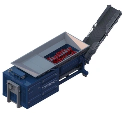 Universal mobile shredder (crusher), model: TT-2200 U