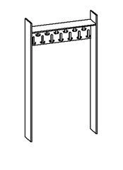 Wardrobe rack model SG 01