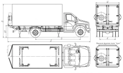 Cars of modifications 5759AU-2, 5759AU-3 based on GAZ chassis of modifications C41A23, C41A43, C42A43, C41R13, C41R33, C42R33, C