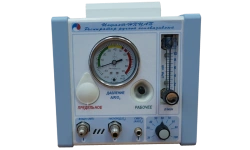 Pneumatic-powered and manually controlled ventilator "Infant-NPCP".