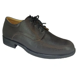 Orthopaedic footwear for prostheses with bilateral lower limb amputation (pair): half-boots for schoolboys, ma