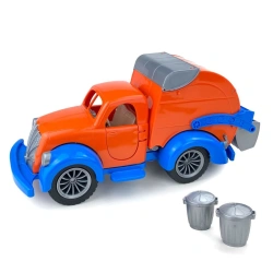 Retro car "Garbage Truck" in a net (34 cm)