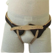Herniated inguinal bandage on rigid belt (with spring), bilateral BN1-08