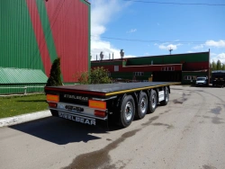 Four-axle semitrailer fish carrier PD-41R with axle unit BPW HSFALM 9010-15 V36 61.68.361.147QS, pneumatic tyre 385/65R22.