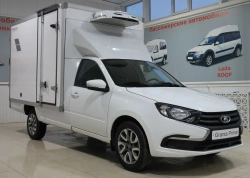 Vehicle - van for foodstuff transportation, type GRNTS, modification GRNTSE, category N1 on the basis of LADA transport vehicles