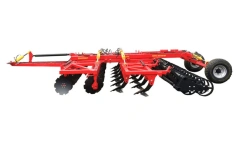 Folding disc harrow (Discocisel) with bearing unit behind the disc Wolverine series BADCHS model BADCH-6x4