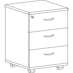Wooden office cabinet. Project TOD-01.