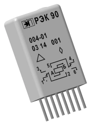 Hermetic relay REK 90