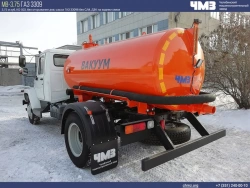 Vacuum tanker (vacuum, combined, slurry tanker) (AV) 7074Y0 on chassis GAZ C4