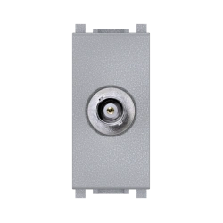 CADUCEUS ALING Experience Audio/Video BNC/BNC flush-mounted socket, 1M, silver, item no. 74282.0. 74282.S