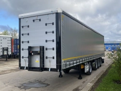 Four-axle tilt semitrailer PN-41K with axle unit BPW HSFALM 9010-15 V36 61.68.361.147QS, pneumatic tyre 385/65R22.