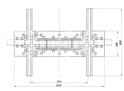 Cross member for crossing point (project MSZ.8328.01.000)