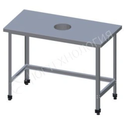 Cutting table for waste collection SRO series