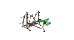 BP - 006 Bench for bench press with reverse inclination with safety stops and partner's stops