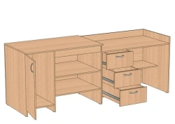 Demonstration table for physics classroom 2400*750*900 mm SDF