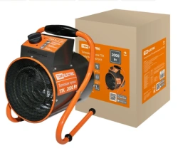 Electric fan heater, "TDM Electric" trade mark, model SQ2520-0001