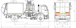 Side-loading rubbish truck model MK-4552-05