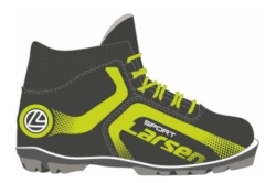 Ski boots Larsen SPORT black (logo lime neon) N
