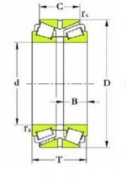Double row tapered roller bearing 97936HLM