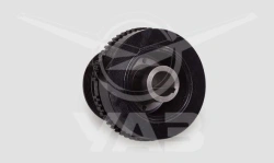 040600100505060 Crankshaft pulley with damper (for UAZ PATRIOT, PICAP, PROFI, CARGO, GAZEL, SOBOL, VOLGA with CONDITIONER).