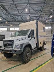 Medical complexes on the chassis of vehicles type 2250 modification: 2250JH are manufactured on the basis of GA vehicles.