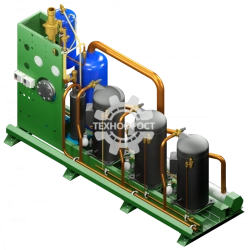 Refrigerating compressor units of ACM series. Refrigeration multi-compressor units on the basis of scroll compressors.