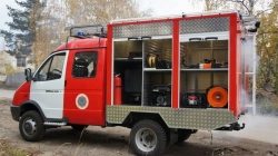 Means of transport for emergency services and police on basic chassis GAZ-330273 model 3259SA, 3259SB, 3259SC, 3259S