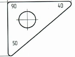 Template angle gauge, article no. 322.034