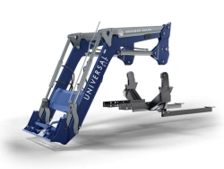 Universal VIP front loader with front attachment