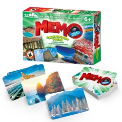 Photo-memo Natural Wonders of Russia. 34 cards