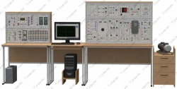Set of training equipment on electrical engineering, electronics, electric machines, electric drive