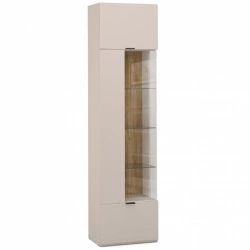 "SOHO" FFE-02.DS, Display cabinet right 2326 (beige) from the set of modular furniture "SOHO"
