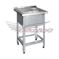 Solid drawn sink table VMLz