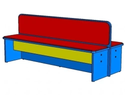 Children's bench of "Edelwood" trade mark