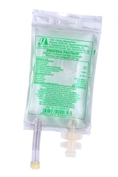 Ringer's solution, 100 ml. (INN: Sodium chloride solution complex (Potassium chloride+Calcium chloride+Sodium chloride)