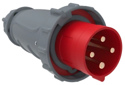 PSN02-063-4 Portable plug SSI-034 63A-6h/380-415V 3P+RE IP67 MAGNUM IEC IEC